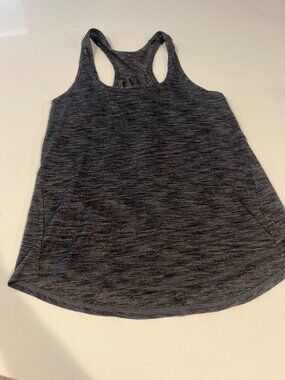 Lululemon Gray Racerback Tank Top Activewear Womens Size M
